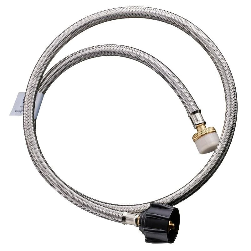 Stainless Steel BBQ Hose & Adapter – Mr. BAR‑B‑Q 03038Y Heavy‑Duty Grill Connection
