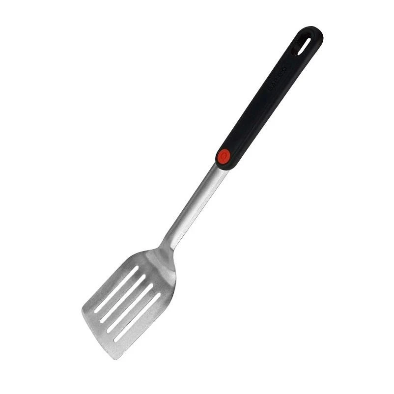 Mr. BAR-B-Q 16‑½" Stainless Steel Spatula with Ergonomic Plastic Handle