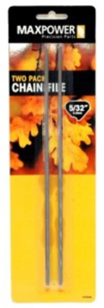 Max Power Chainsaw Sharpening File 0.22 in – Pack of 2