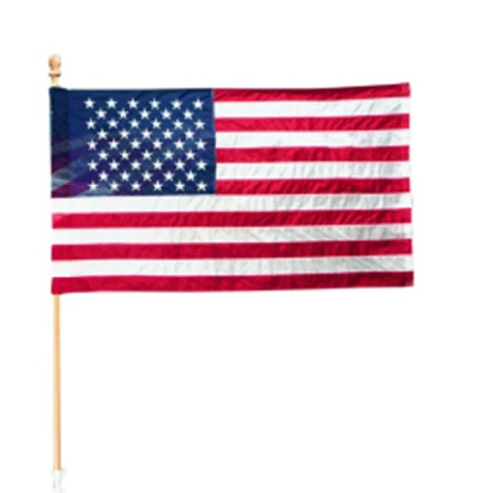 2-1/2 ft. x 4 ft. Polycotton U.S. Flag Kit