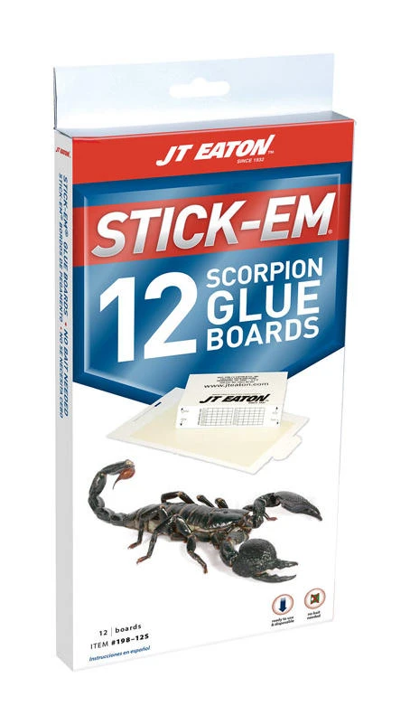 JT Eaton Stick-Em Glue Board 12 pk