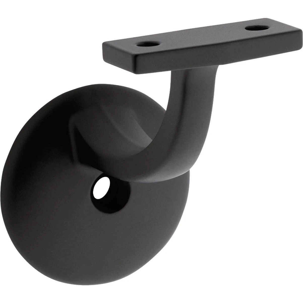 National Hardware Matte Zinc Handrail Bracket – Surface Mount with Hardware