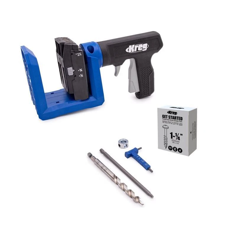 Kreg Pocket Hole Jig – Blue 1‑Piece Precision Joinery Tool
