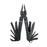 Leatherman Super Tool 300, Black Oxide, w/ Brown Molle Sheath, USA Black #831565