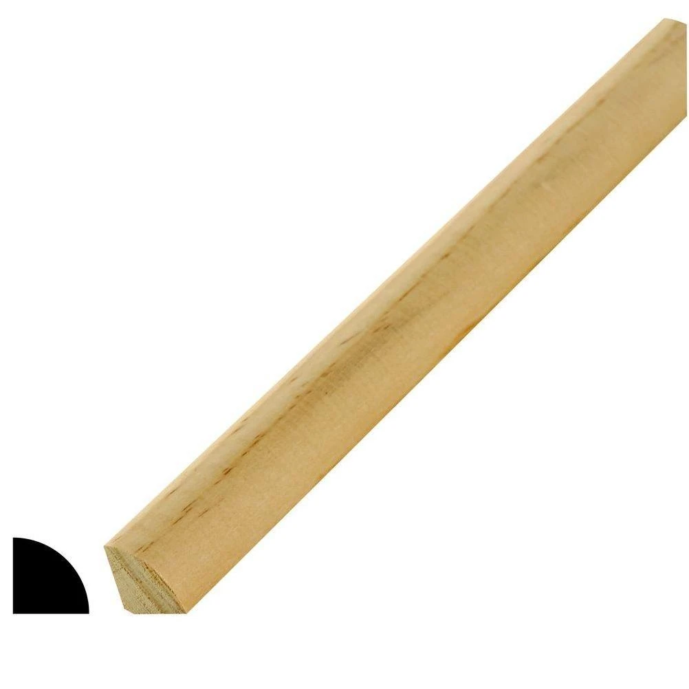 WM 105 3/4 in. x 3/4 in. x 96 in. Pine Quarter Round Moulding