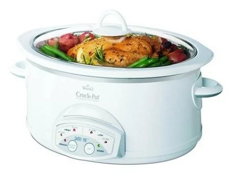 6 Quart Programmable Slow Cooker With Multiple Cooking Settings