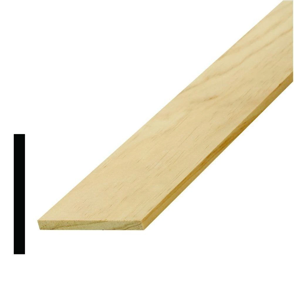WM263 Pine Lattice Molding – 1/4" x 2-1/2" Decorative Trim