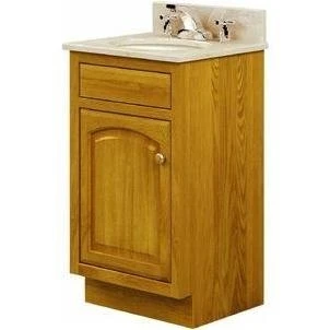 18 Inch X 16 Inch Light Oak Ready-to-assemble Vanity Cabinet