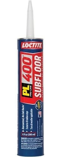 28oz PL400 HD SUBFLOOR ADHESIVE
