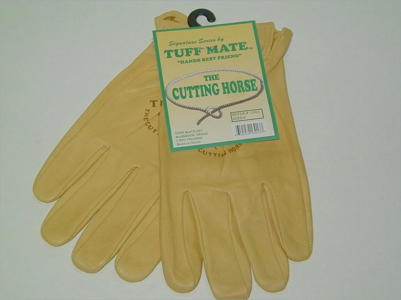 Small Goat Leather Work Gloves - Model 1301 For Cutting And Handling Tasks