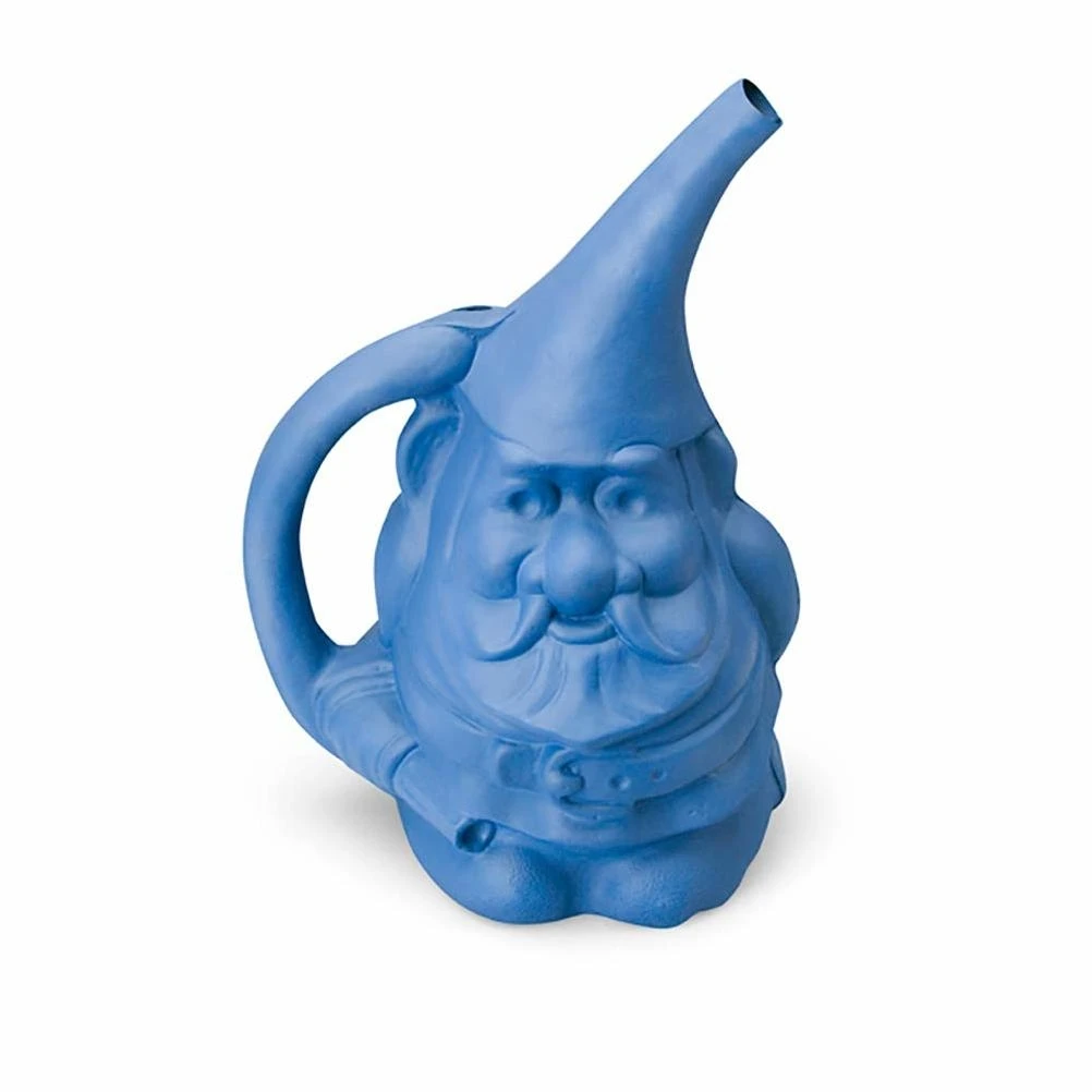 1.5 Gallon Blue Gnome Watering Can - Whimsical Garden Charm
