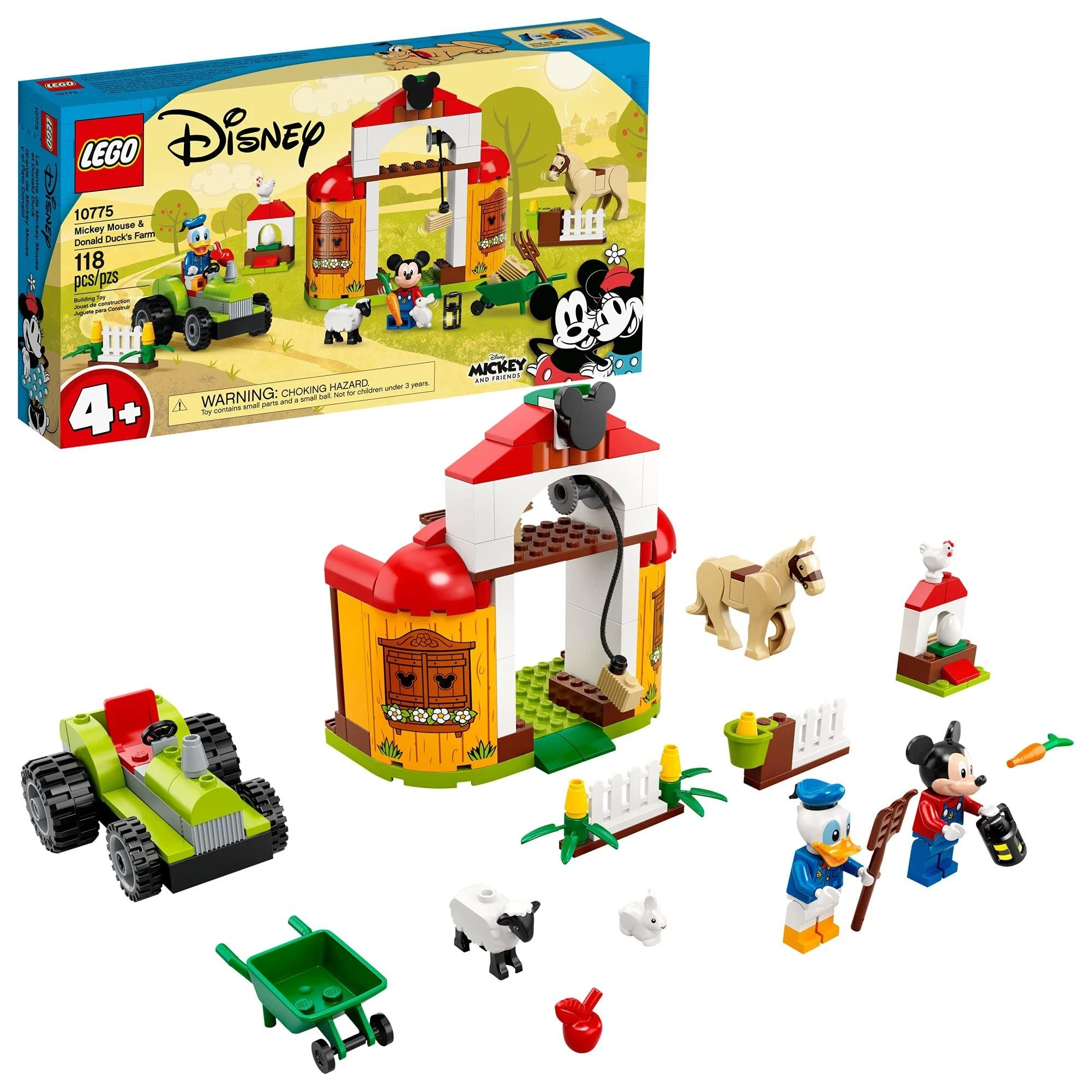 Mickey Mouse & Donald Duck's Farm Playset - Fun Construction Toy For Kids