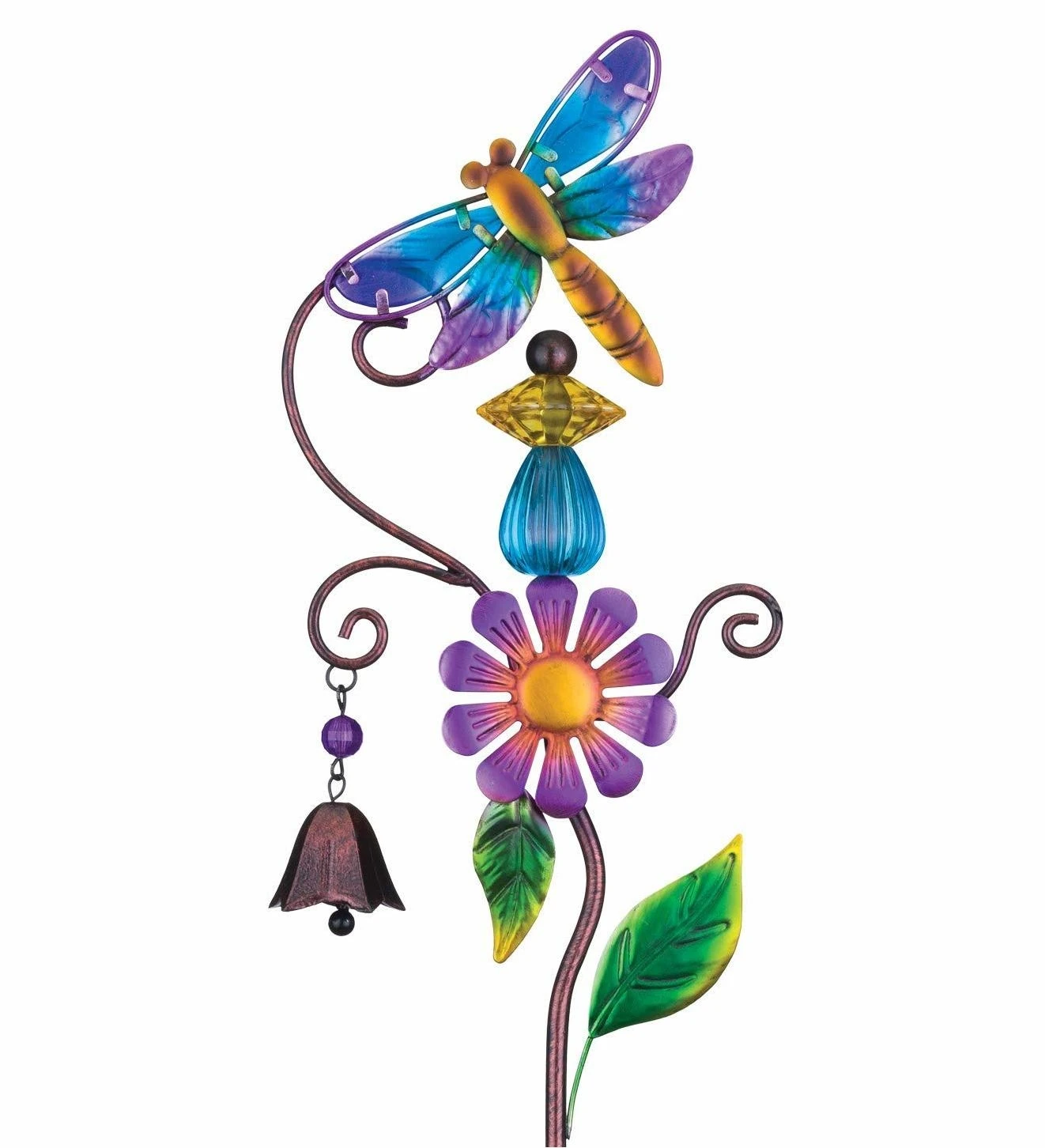 DRAGONFLY BELL GARDEN STAKE