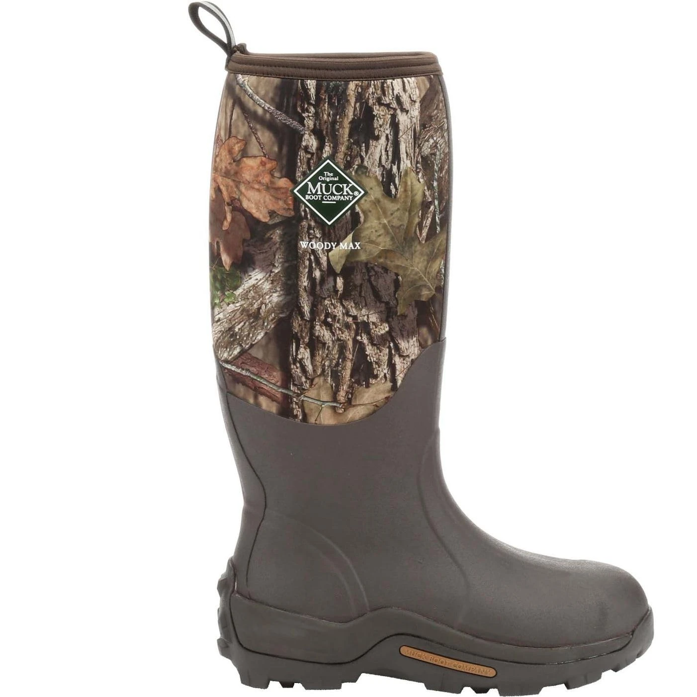 MUCK Men's Mossy Oak® Break Up Country™ Woody Max Boot, Brown, Size 9(M)