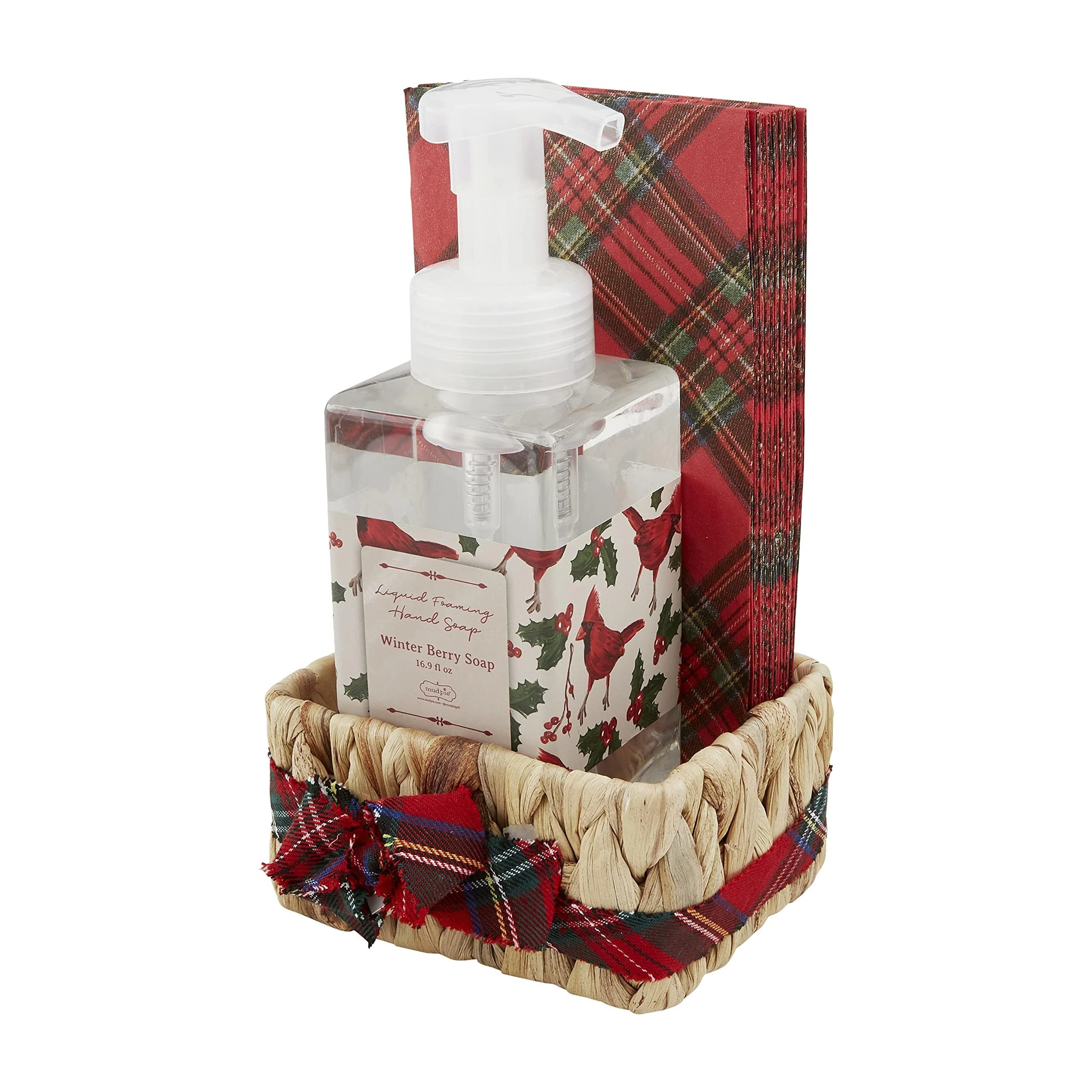 Tartan Soap Napkin Set - Elegant Giftware For Home Decor