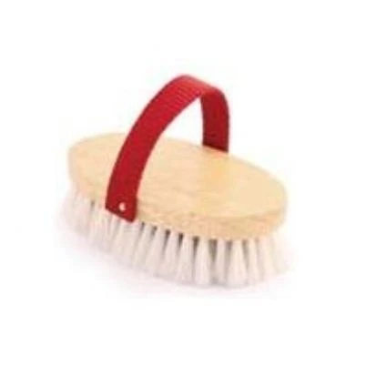 Ariana Show Brush Goat Hair Mini English - Perfect For Horse Grooming