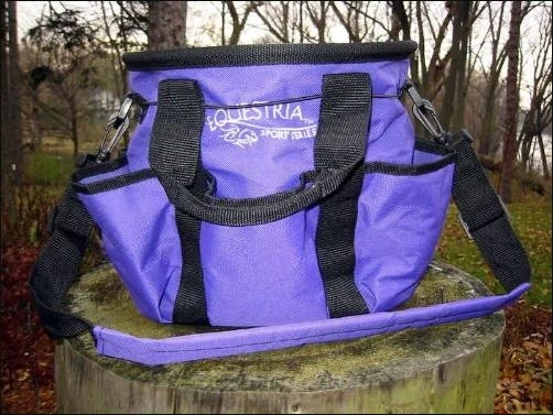 Nylon Tote Bag In Purple - Durable And Stylish For Horse Health