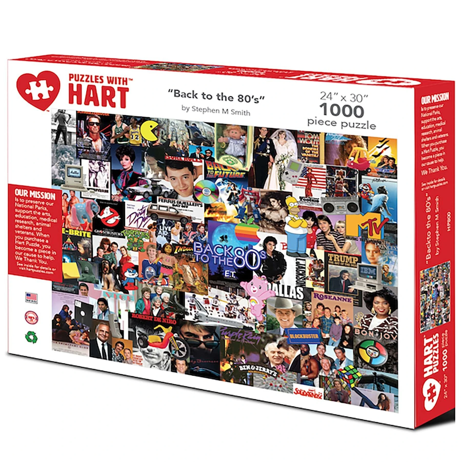 Back To The 80's 1000 Piece Puzzle - Nostalgic Fun For All Ages