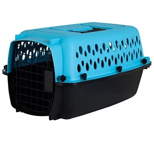 Petmate Pet Porter Fashion Dog Kennel 19", Scuba Blue, for Pets up to 10lbs, Made in USA