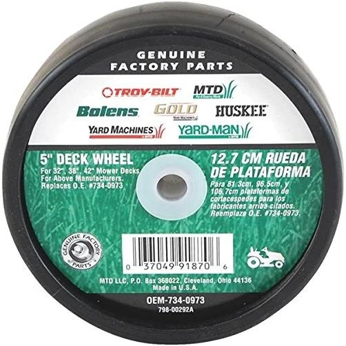 5-Inch Deck Lawn Mower Wheel