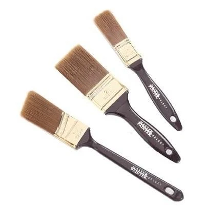 Master Painter 30313tvs Select Polyester Paint Brushes W/Plastic Handle, 3 Pack