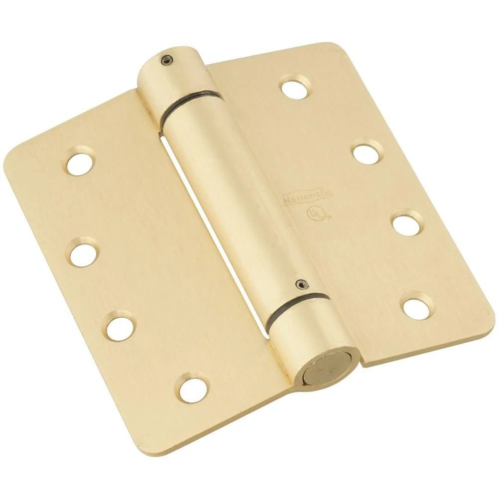 National Hardware N185-207 V521 Spring Hinge in Brass