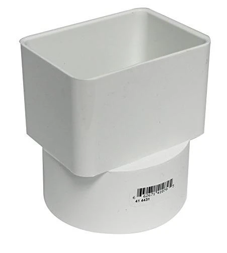 Canplas 414431BC PVC Sew 2X3X3 Down Spout Adaptor