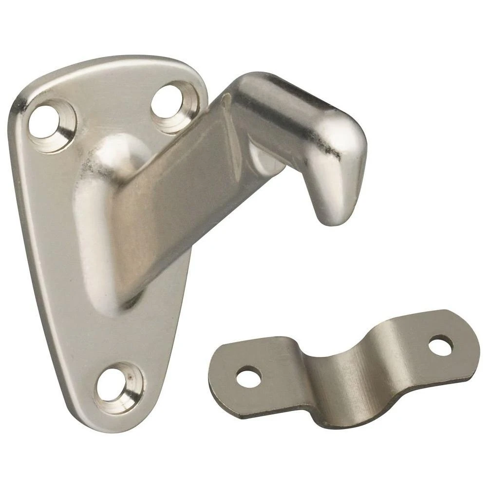 National Hardware N325-548 V112 Handrail Bracket in Satin Nickel,0