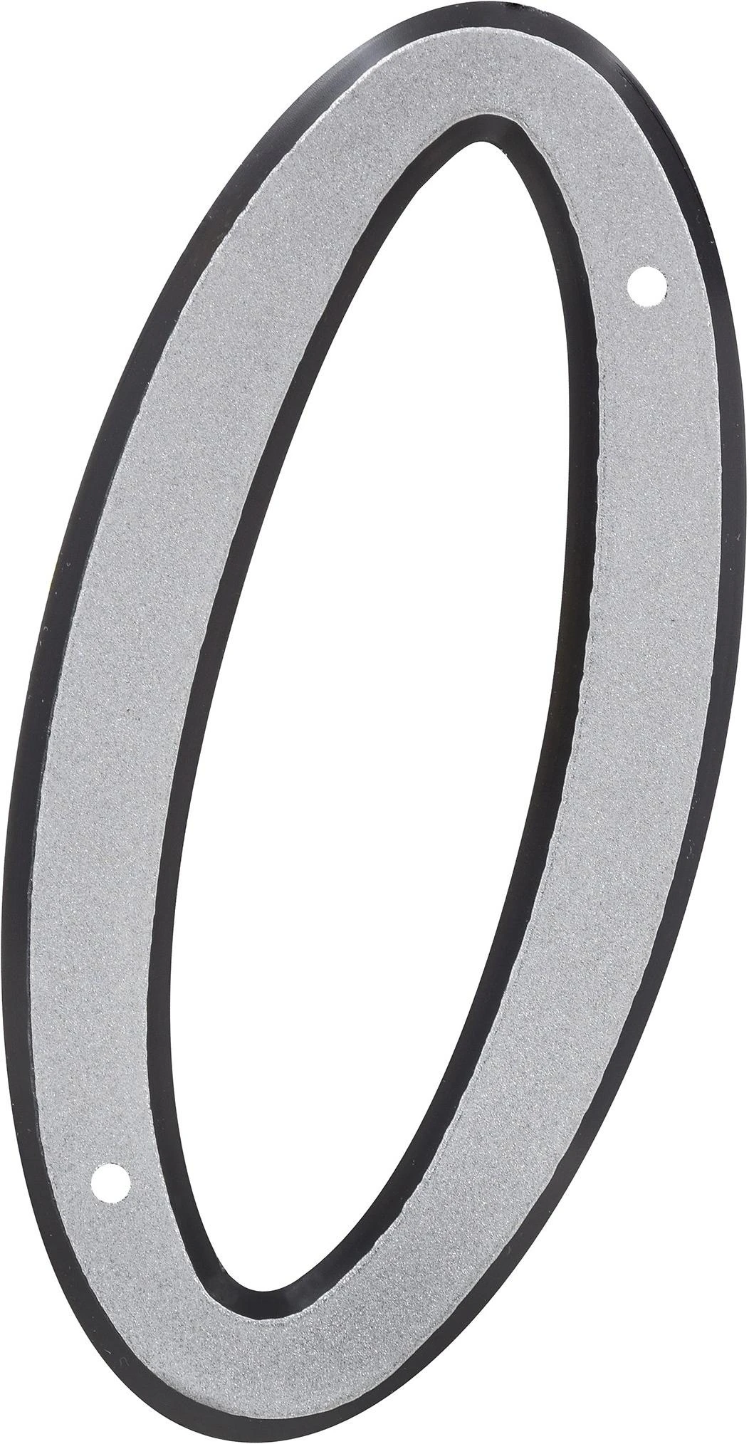 HIllman 841596 4-Inch Nail-On Reflective Plastic House Number 0