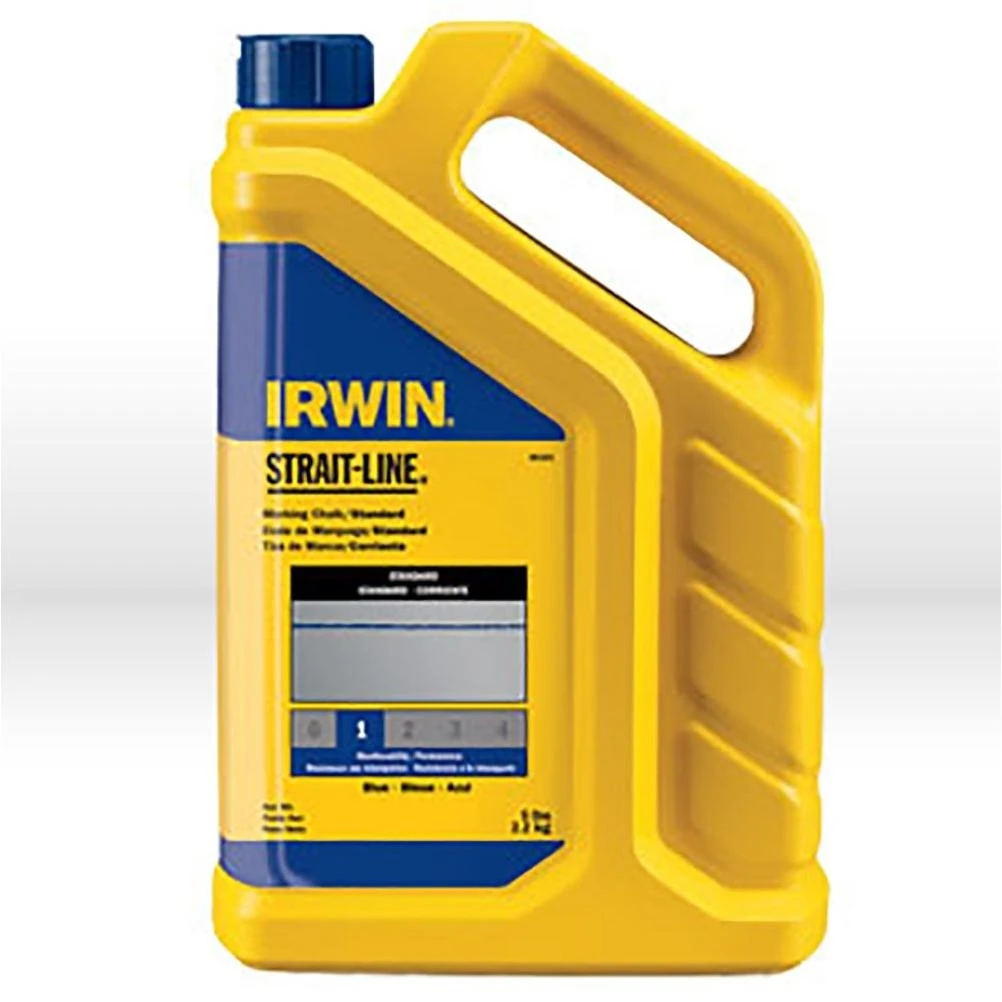 IRWIN STRAIT-LINE Marking Chalk, Standard, Blue, 5 lbs (65101ZR)