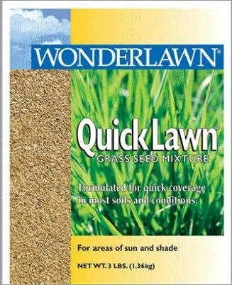 Wonderlawn Quick Lawn Grass Seed, 10-Lbs., Covers 3,000 Sq. Ft.