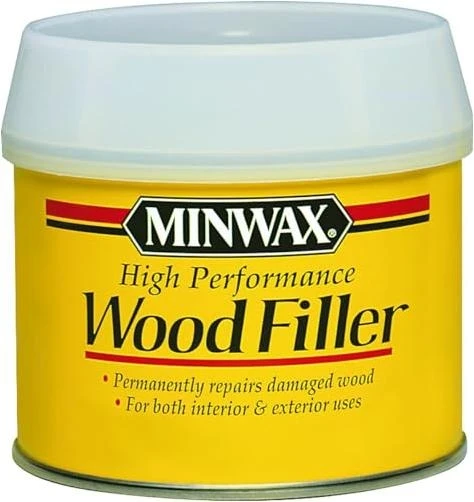 Minwax 41600000 High-Performance Wood Filler, 6-Ounce