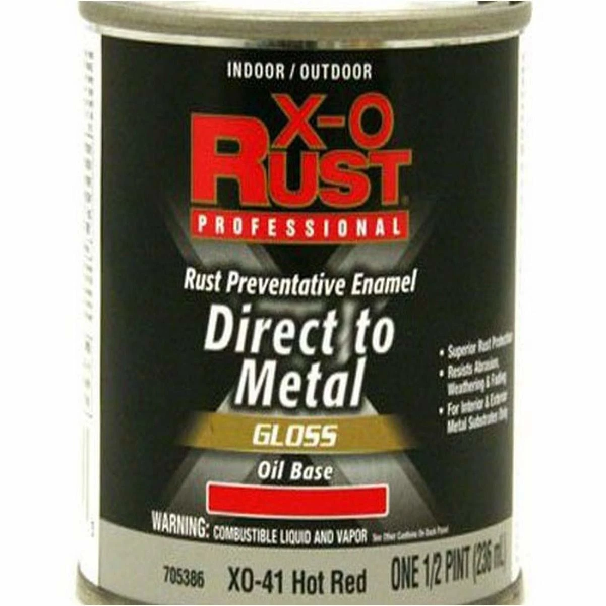 True Value XO41-HP XO Rust Protection Rust Protection 1/2PT Red Oil Enamel