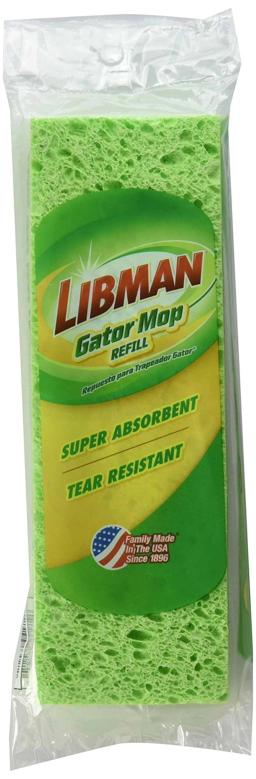 Libman 3021 Gator Mop Refill, 9"