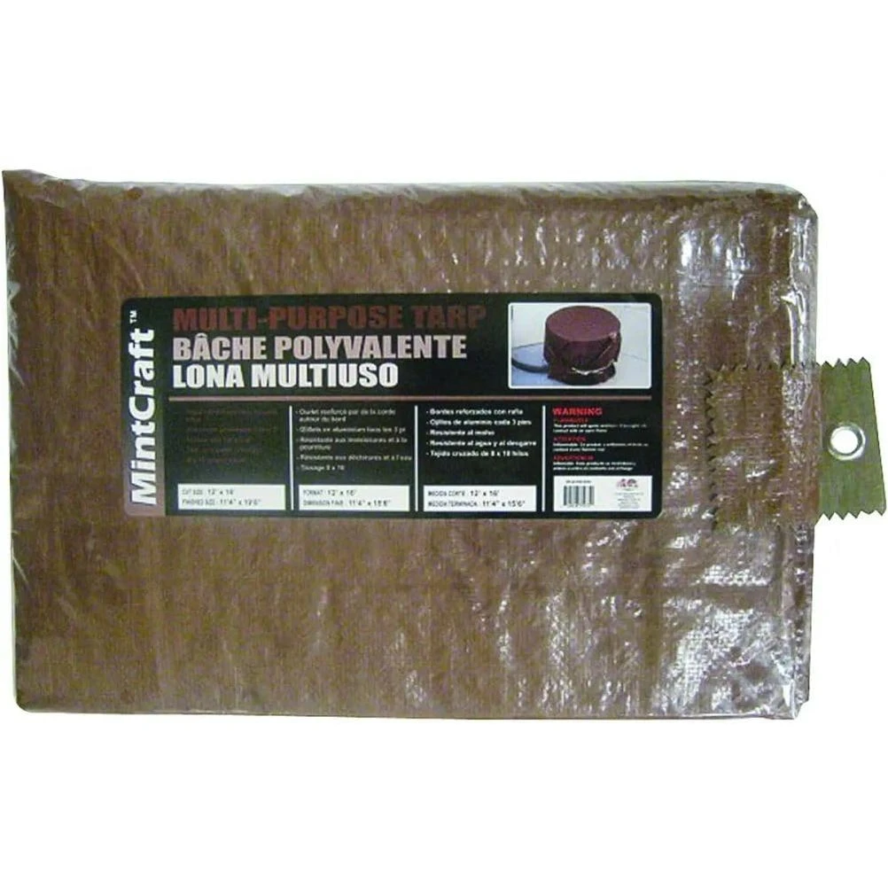 Mintcraft BR1012 Tarps, Brown