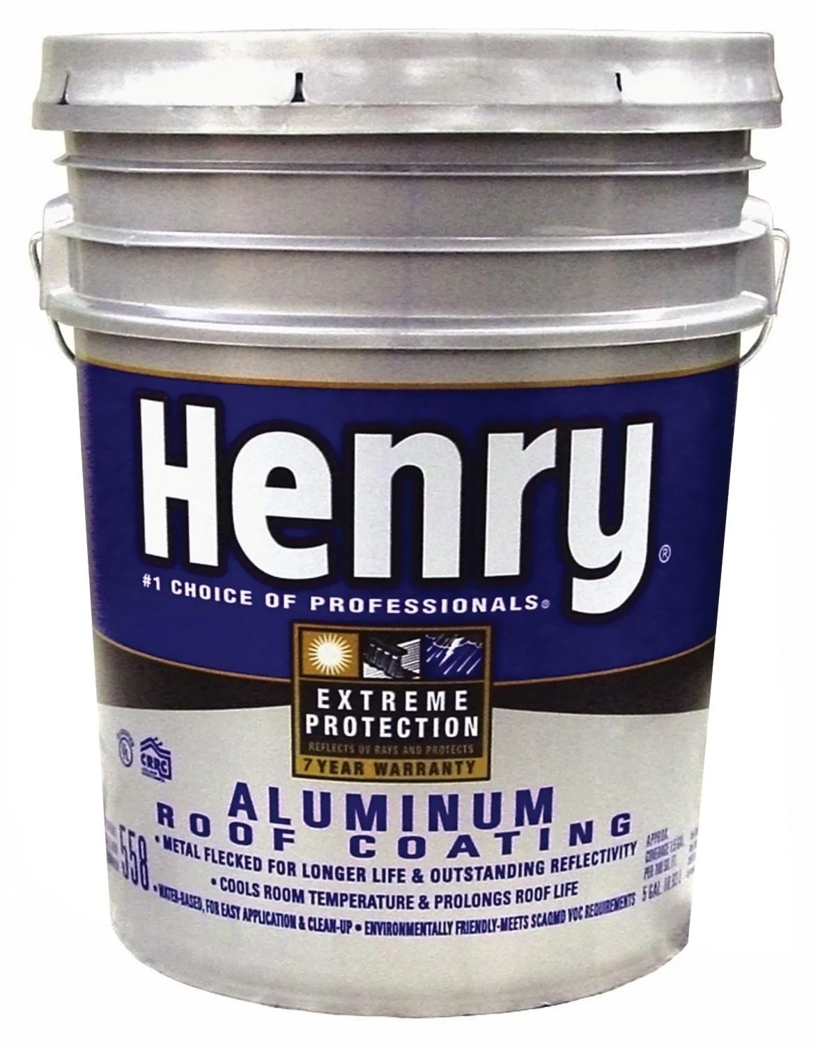 HENRY HE558178 Aluminum Roof Coating, 5 Gallon