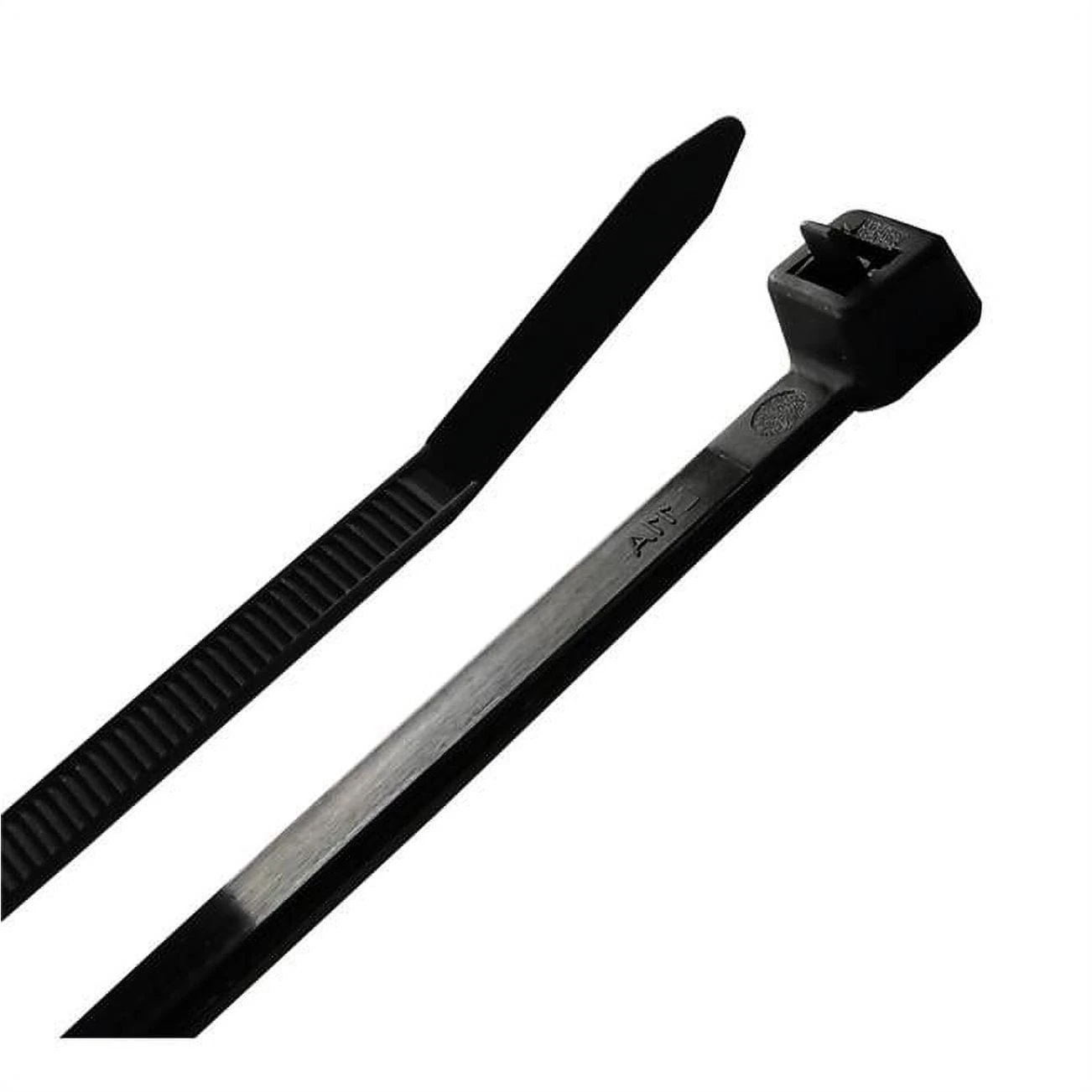 25PK 8" BLK Cable Tie 47-108UVB