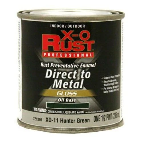 True Value XO11-HP XO Rust Protection 11-HP XO Rust Protection 1/2PT Hunter Green Oil Enamel