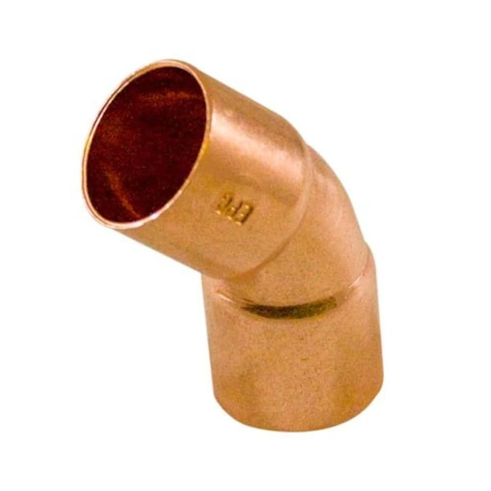 ELBOW 45D STR 1/2" COPPER