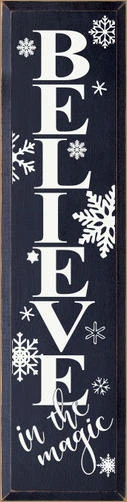 Wood Believe Sign 4" 52888
