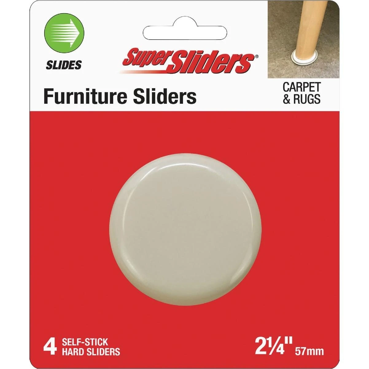 Sticker Super Slider Super Sliders 2 In. Hard Plastic Gliders (4-Pack) | Price's Old Cuyama ...
