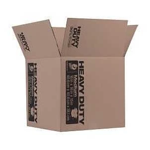 Duck 280728 Packing Box, 15 in L, 16 in W, 42 lb Capacity, Kraft, Brown ...