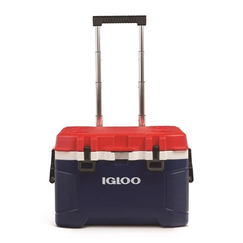 Igloo Trailmate 52‑Quart Roller Cooler – Americana Style, Rugged & Portable