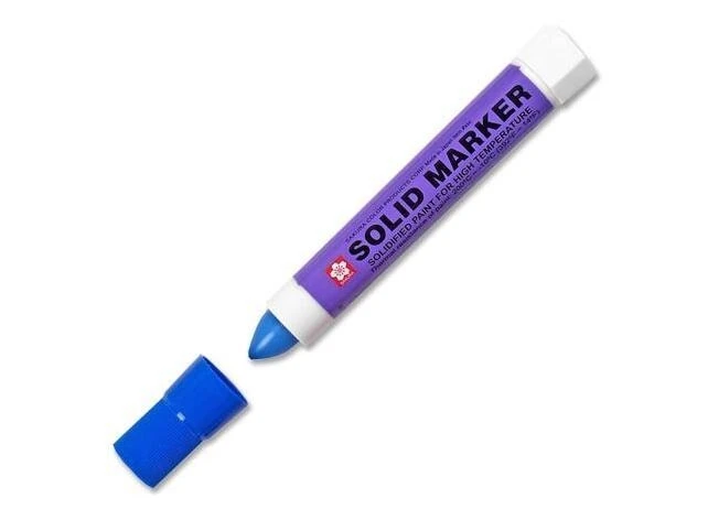 Solid Marker, Twist-action, 13mm, Blue