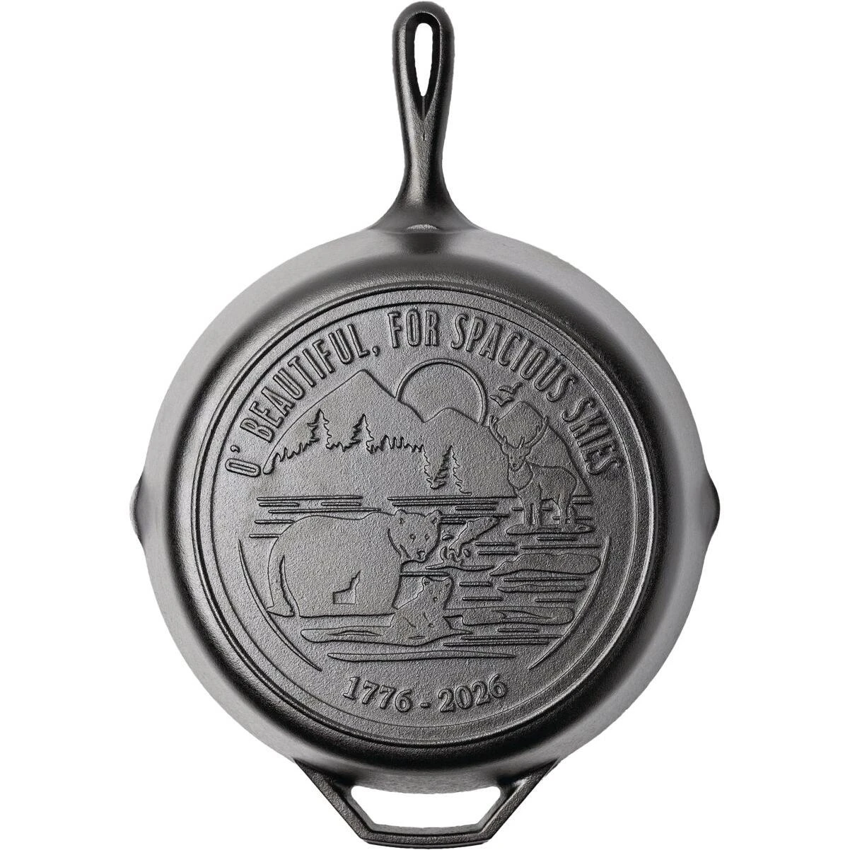Lodge 12‑Inch Pre‑Seasoned Cast Iron Skillet – Patriotic 250th Anniversary Edition