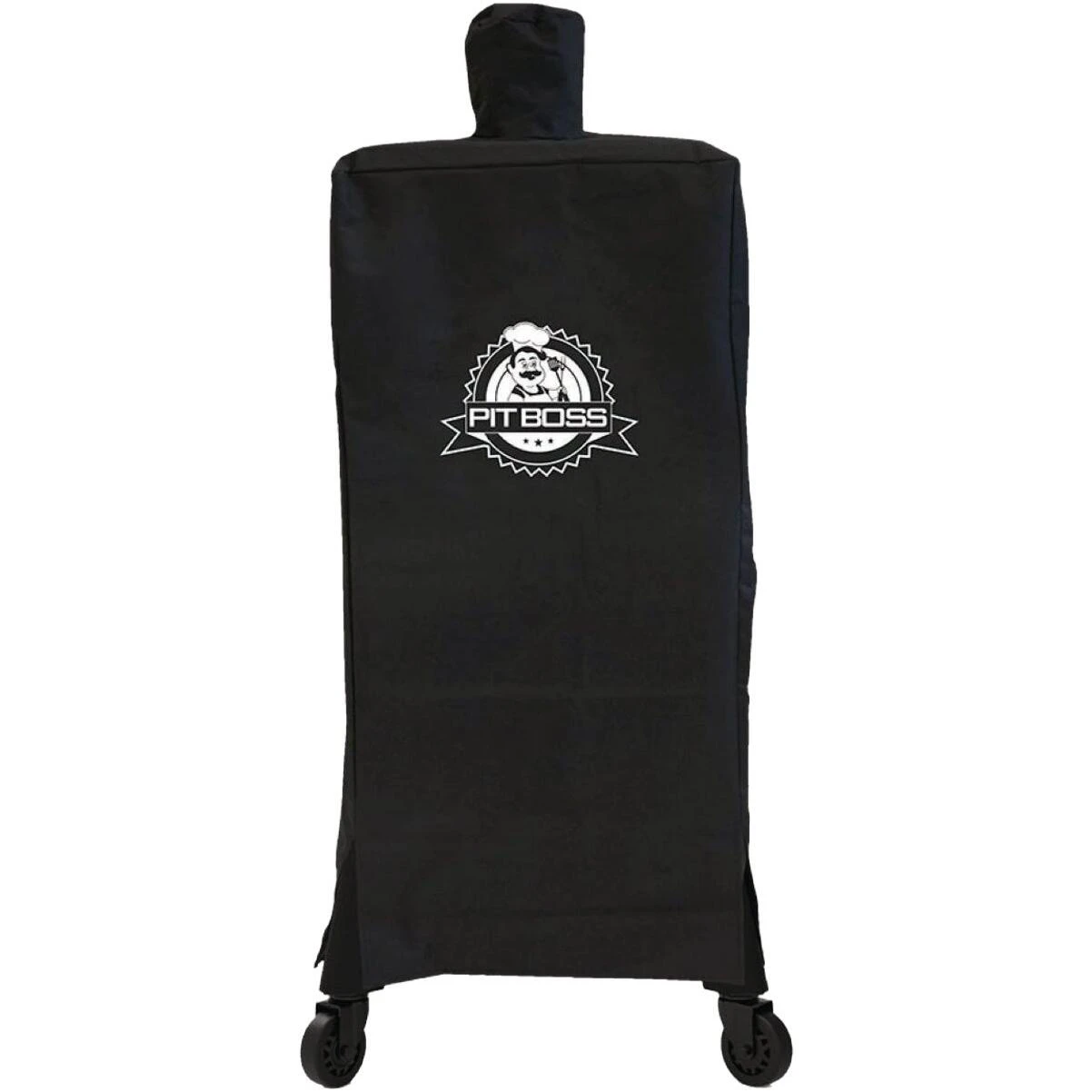 Pit Boss 40464 Black Smoker Cover – 25" x 25" x 48" Polyester/PVC Shield