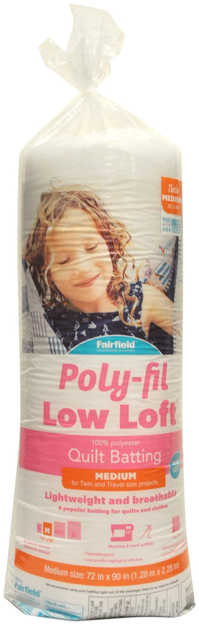 72"x90" Md Quilt Batting