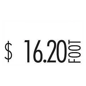 Monarch 1131W2 White Permanent Adhesive Pricing Labels – 7/16" x 3/4" (Pack of 1 with Ink Roller)