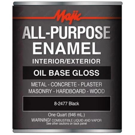 Yenkin-Majestic 8-2476-1 1 gal All-Purpose Enamel Paint  Steel Grey Gloss