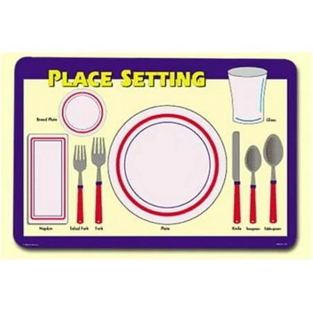 Painless Learning Place Setting Placemat